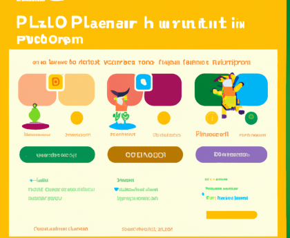 Design a friendly and colorful website layout for a children's education platform.