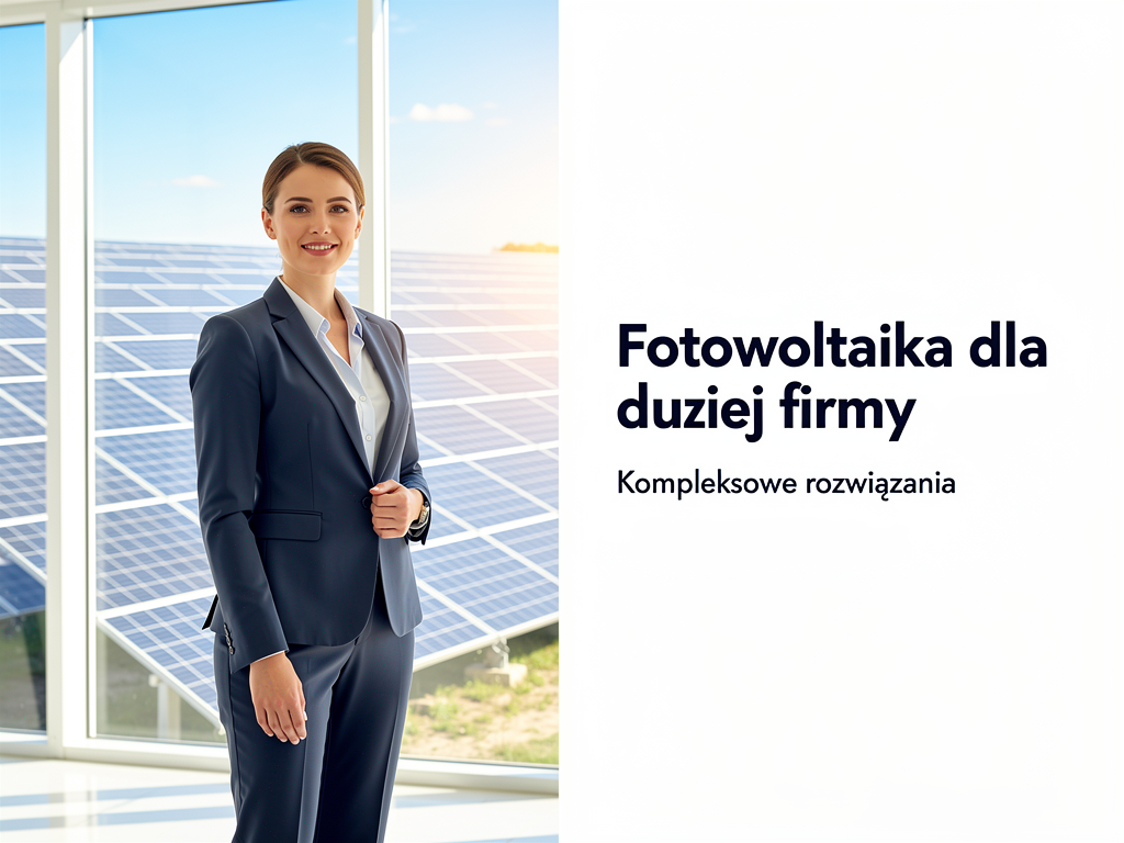 Fotowoltaika dla dużej firmy kompleksowe rozwiązania