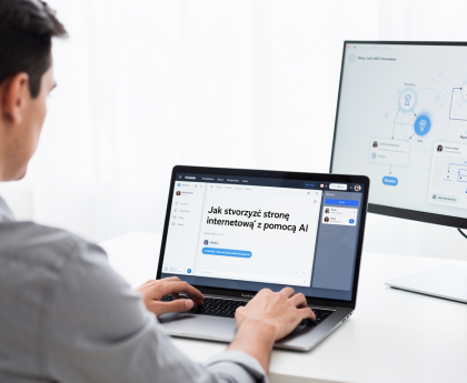 Jak stworzyć stronę internetową z pomocą AI