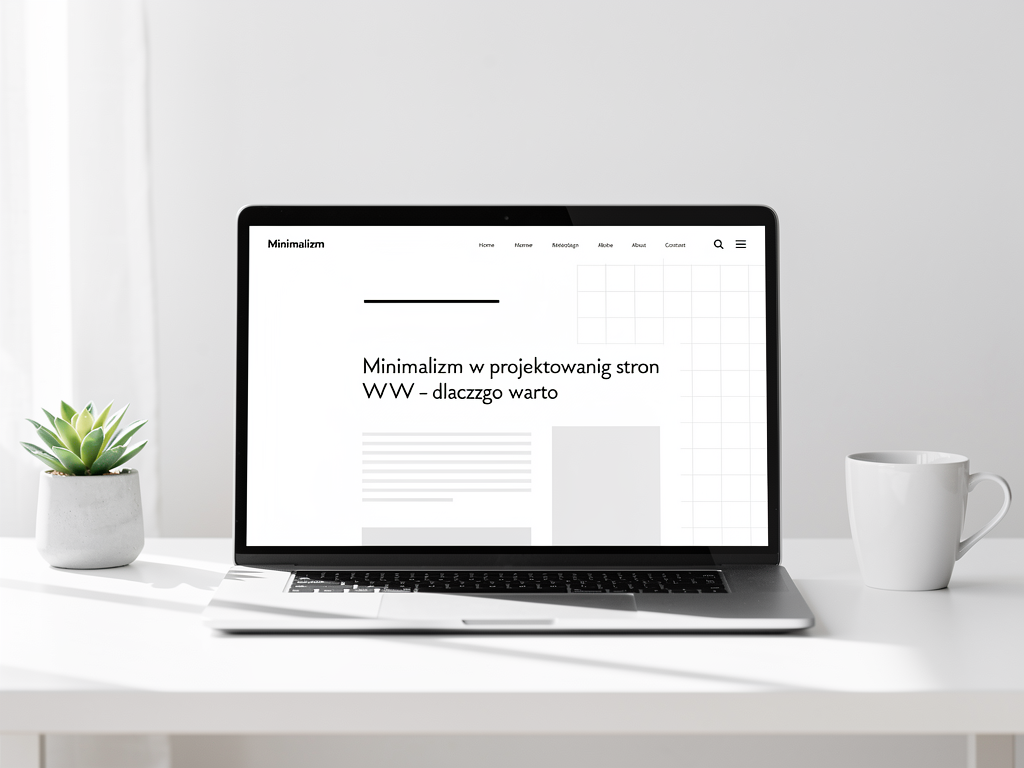 Minimalizm w projektowaniu stron WWW dlaczego warto